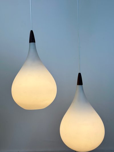 Scandinavian chandelier Kristiansson for Luxus Sweden 1960