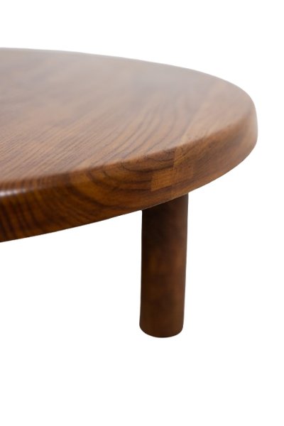 Pierre Chapo. Coffee table in solid blond elm. Circa 1970. LS64913509U
