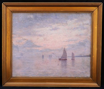 Attributed to Charles Louis Eugène SIGNORET, Seascape
