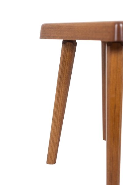 Pierre Chapo. Pair of stools in natural blond elm. Circa 1970. LS6494509P