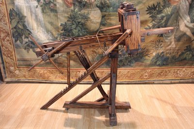 Ballista a cremagliera in legno con frecce