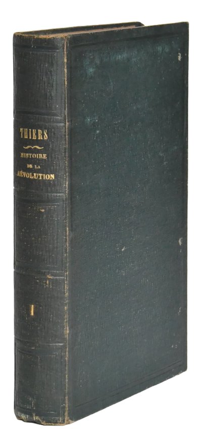  "Histoire de la révolution française" 10 vol Adolphe Thiers Éditions Furne et Cie Paris 1857