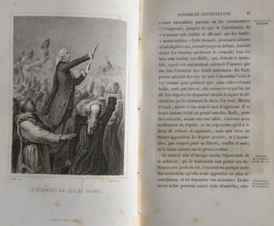  "Histoire de la révolution française" 10 vol Adolphe Thiers Éditions Furne et Cie Paris 1857