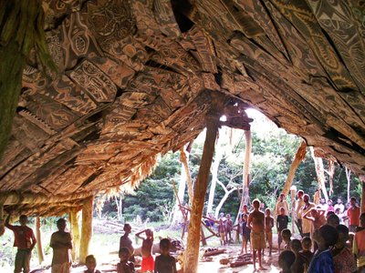 Corteccia dipinta, arte tribale, arte oceanica, Oceania, pittura tradizionale, Papua Nuova Guinea