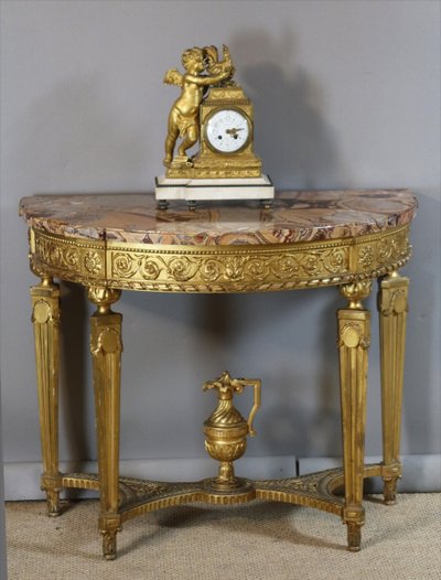 Console en bois doré Directoire
