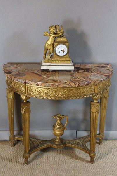 Console en bois doré Directoire