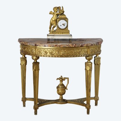 Console en bois doré Directoire