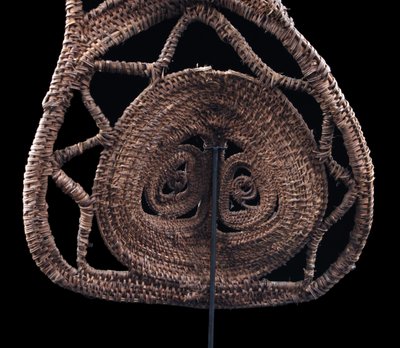 Masque à igname, art tribal, art océanien, vannerie, Papouasie Nouvelle Guinée, Art océanien