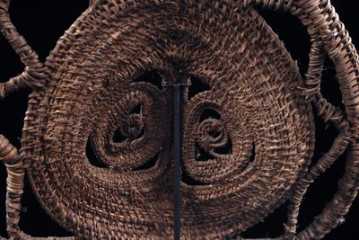 Masque à igname, art tribal, art océanien, vannerie, Papouasie Nouvelle Guinée, Art océanien