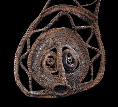 Masque à igname, art tribal, art océanien, vannerie, Papouasie Nouvelle Guinée, Art océanien