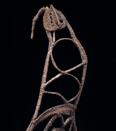 Masque à igname, art tribal, art océanien, vannerie, Papouasie Nouvelle Guinée, Art océanien
