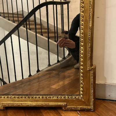 Important miroir d'entre-deux, époque Louis XVI