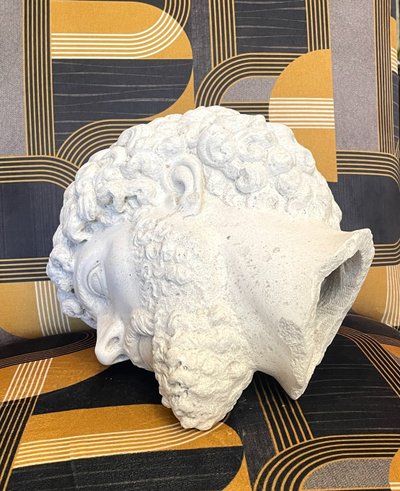 Testa in gesso, dopo Marco Aurelio (?), XIX secolo