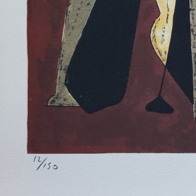 1960s Gorgeous Man Ray "Promenade" Limited Edition Lithograph