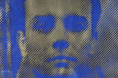 Yves KLEIN, 1928 / 1962, Autoportrait, Sérigraphie signé au dos