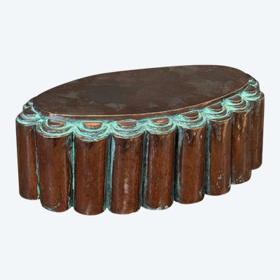 Moule à gâteau de grande taille en cuivre Saint-Cloud 1845