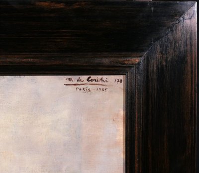Margit de Corini 1897-1982 Ritratto di uomo a Parigi, 1935, dipinto, Art Déco Montparnasse