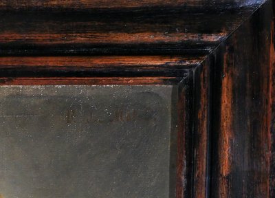 Charles Poterin du Motel 1815-1882 Porträt eines Mannes, Gemälde, um 1850, bärtige Romantikerin