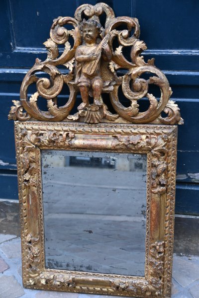Miroir d époque Regence xviii à l amour musicien