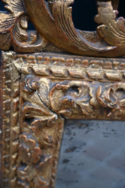 Miroir d époque Regence xviii à l amour musicien