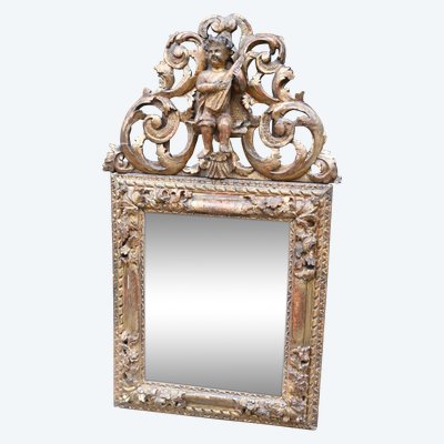 Miroir d époque Regence xviii à l amour musicien