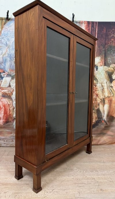 Directoire Period Parisian Mahogany Bookcase