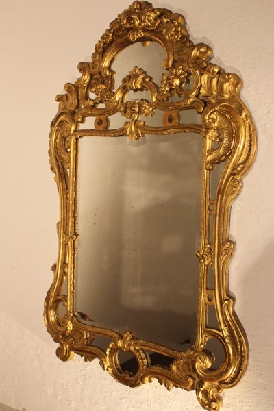 Miroir 18e siècle à parcloses