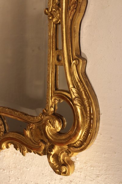 Miroir 18e siècle à parcloses