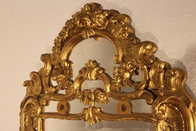 Miroir 18e siècle à parcloses