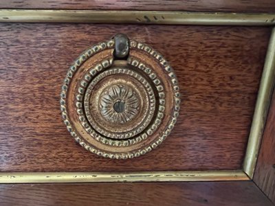 Elegante scrittoio in mogano in stile Luigi XVI - Inizio XX secolo