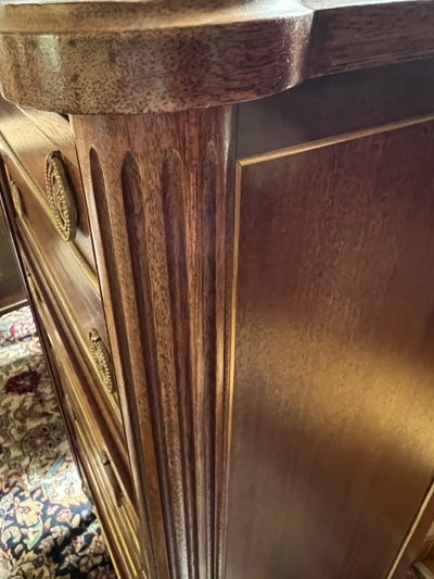 Elegante scrittoio in mogano in stile Luigi XVI - Inizio XX secolo