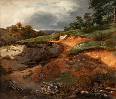 Théodore Richard (1782-1859) Öl auf Leinwand Landschaft in den Pyrenäen um 1833