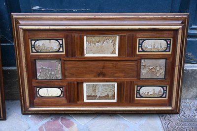 Deux rares plaques en paésine  XVII
