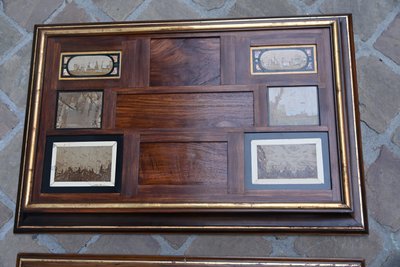 Deux rares plaques en paésine  XVII