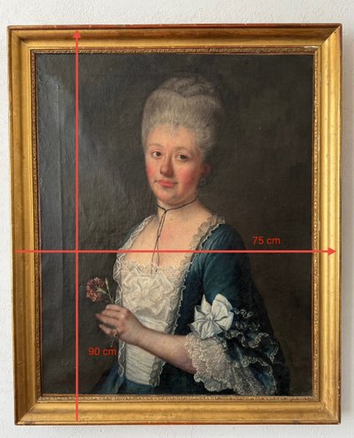 Porträt einer Aristokratin , Epoche 18.