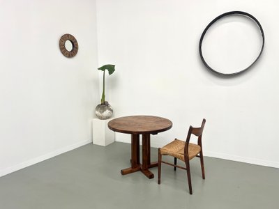 Occasional" round pine table Les Arcs