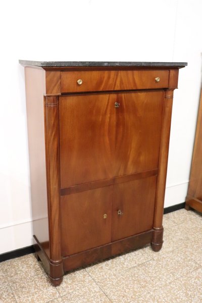 secretaire antico in mogano secolo XIX