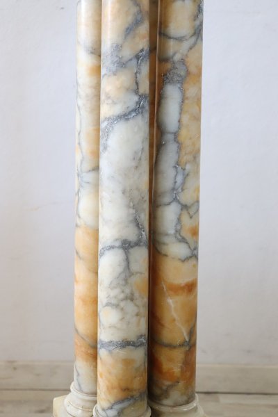 Antique Column In Marble, Italy 19th Century