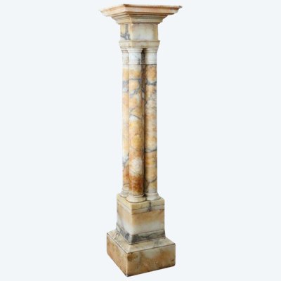Antique Column In Marble, Italy 19th Century