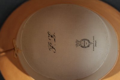 Cappello a cilindro e scatola originale, Bravard, fine XIX secolo