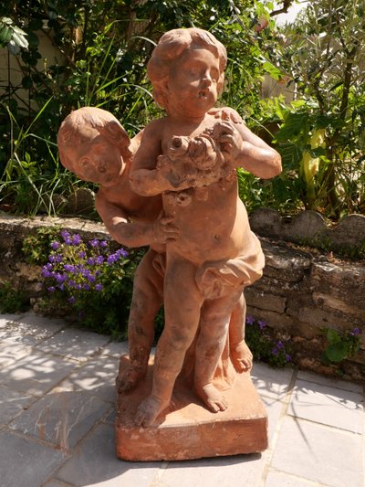 École FRANÇAISE circa 1900 Putti jouant