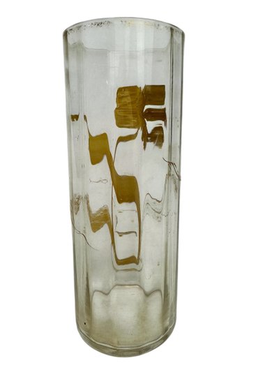 Baccarat - Vaso da fiori dipinto in oro