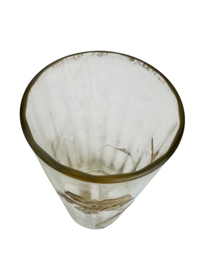 Baccarat - Vaso da fiori dipinto in oro