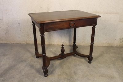 Schreibtisch Konsole Louis XIII aus Obstbaumholz Epoche Ende 17.