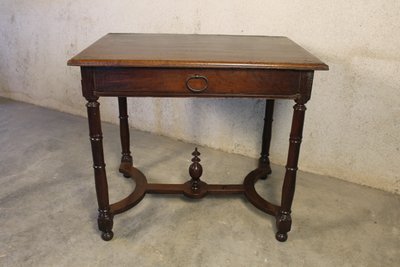 Schreibtisch Konsole Louis XIII aus Obstbaumholz Epoche Ende 17.