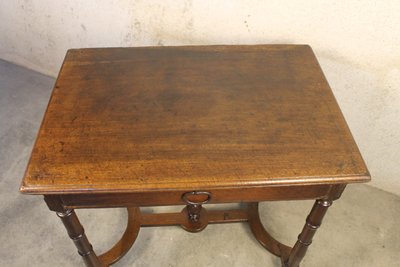 Schreibtisch Konsole Louis XIII aus Obstbaumholz Epoche Ende 17.