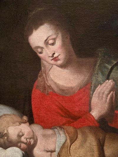 La Vergine e il Bambino Gesù addormentati di Rubens
