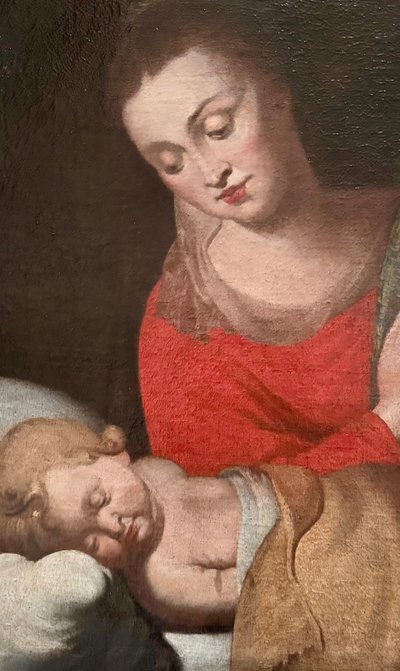 La Vergine e il Bambino Gesù addormentati di Rubens