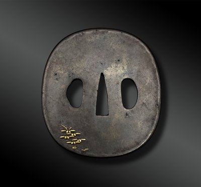 TSUBA Naga Maru Gata - Japan - Edo period (1603-1868)