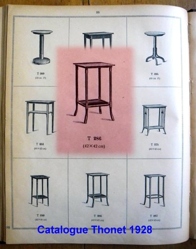 2 tavolini - Thonet N°286, 1925 circa